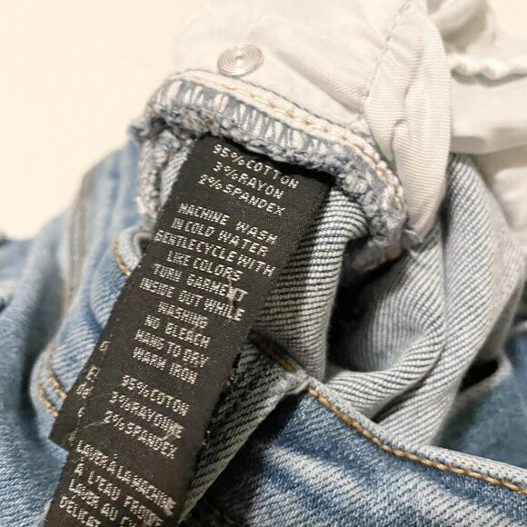 Wax Jean Butt I Love You Jeans Distressed Womans Size 9 - Picture 5 of 16